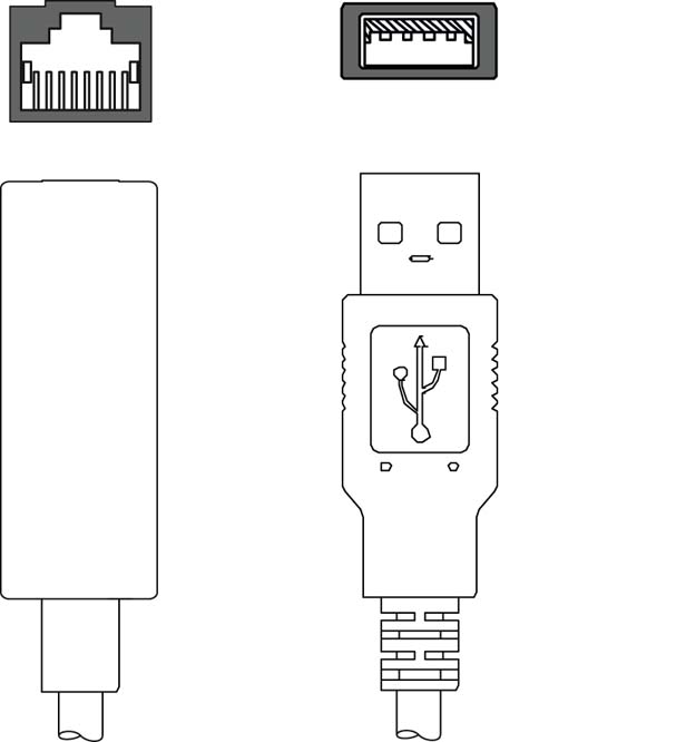 KDS ET-RJ45-A-USB3-A-P4-000 (арт. 50134949) Адаптер